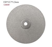 15.2cm 150mm/Grit80-3000-Diamond Rivestito Ruota Lappatura Disco Piatto Lap Set