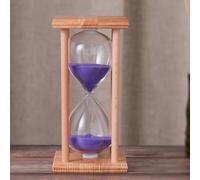 15/30/45/60 Minuti wooden hourglass Timer Soggiorno Tavolo Display Regalo New