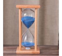 15/30/45/60 Minuti wooden hourglass Timer Soggiorno Tavolo Display Regalo New