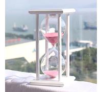 15/30 Minuti Clessidra 14.5x8x8cm IN Legno Casa/Ufficio Desktop Decorazione