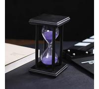 15/30 Minuti Clessidra 14.5x8x8cm IN Legno Casa/Ufficio Desktop Decorazione