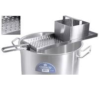 15,5 cm x 45,5 cm spätzle pialla in acciaio inox