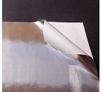 15-50-100-800-1600 fogli A4 Carta Adesiva metallizzata Argento per stampanti laser