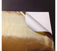 15-50-100-800-1600 fogli A4 Carta Adesiva metallizzata Oro per stampanti laser