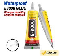 15/50/110ml E8000 Colla liquida multiuso Adesivo super forte per gioielli artigianali Strass Gel per unghie in vetro per schermo del telefono fai da te