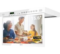 15,6 Pollici Smart TV, Mini Google TV da Cucina con Schermo 1080P FHD, DVB-T2/C/