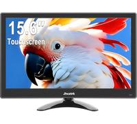 15,6 Zoll tragbarer Monitor Touchscreen, 1080P 99% sRGB FHD HDR USB HDMI, 180° verstellbarer tragbarer Monitor mit VESA und Standfuß, Zweitmonitor für unterwegs für PC Laptop Surface PC PS4/PS5 Xbox