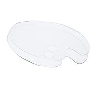 15.7"x11.8" Tavolozza Vassoio Vernice 2Pezzi Tavoletta Ovale Trasparente