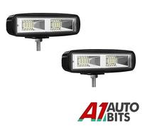 15.7cm 48W Rotondo LED Lavoro Guida Faro 2X Pois Impermeabile Per Auto Camion