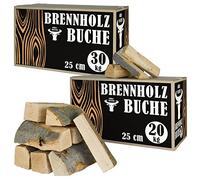 15-90 kg Legna da Ardere Per Stufa e Camino Braciere Griglia Cestello per il Fuoco Ceppi 25 cm Grillmaster, Quantità:50 kg