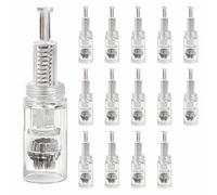 15 aghi per microneedling, bocca a vite a 36 pin, set da 15 micro needling per un efficace ringiovanimento della pelle, riduzione delle rughe e migliore assorbimento dei prodotti per la cura della
