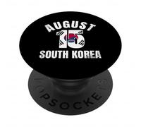 15 agosto Giornata del restauro della Corea del Sud Gwangbokjeol PopSockets PopGrip Adesivo