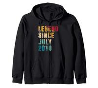 15 anni leggenda da luglio 2014 Vintage 15 ° compleanno Felpa con Cappuccio