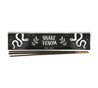 15 bastoncini di incenso all'oppio scuro Snake Venom: vegano, arrotolato a mano e fragrante, confezione con supporto. Attenzione: Acquista online