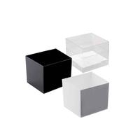15 Bicchierini monoporzione quadrati Cube 60cc riutilizzabili