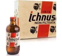 15 Bottiglie in vetro di Birra Ichnusa da 50cl Non Filtrata 5%