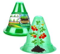 15 campane grandi per piante, cloche da giardino riutilizzabili, protezioni per piante da animali, campane per coltivare ortaggi per proteggere le piante da lumache, lumache, gelo, gelo, gelo, 24 cm x