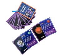 15 carte interattive per l ' apprendimento del solare | Carte interattive Planet Robust per l ' insegnamento in i bambini, carte per la costruzione parole