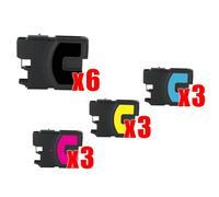 15 cartucce compatibili Brother LC980 e LC1100