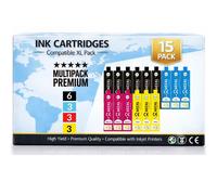 15 Cartucce compatibili per Epson WorkForce WF 2810 2830 2835 2850 dwf 603XL