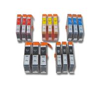 15 cartucce di inchiostro multicolore per HP Photosmart B109fn B109n B110 + chip