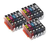 15 Cartucce d'inchiostro per HP Photosmart B8550 C6300 D7560 C309h C5380 D5460
