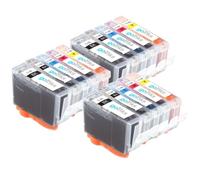 15 Cartucce d'inchiostro rimpiazzare Canon PGI-5Bk CLI-8Bk CLI-8C CLI-8M CLI-8Y