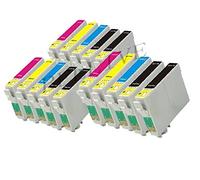 15 CARTUCCE PER EPSON T0611 T0612 T0613 T0614 CON CHIP Stylus DX3850 DX4250 D88