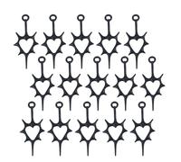 15 Caspite Cuore Alla Con Un Delicato Filigrano E Pattern Spine In Argento Antico Per Gioielli Che Producono Accessori Per Stili Retrò