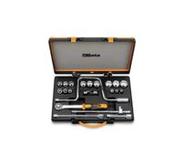 15 CHIAVI A BUSSOLA POLIGONALI E 6 ACCESSORI IN CASSETTA DI LAMIERA ART. 920AS/C