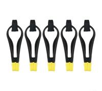 15 clip di rilascio della lenza con presa elettrica e tensione di tenuta regolabile per tavole pialla, compatibili con attrezzatura per downrigger e outrigger (L 5 pezzi)