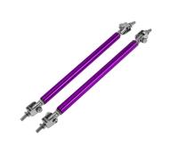 15 cm/5,91" paraurti anteriore labbro splitter barra montante tirante viola