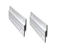 15 CM Tacchetta Ganci Hardware Kit clip Z Alluminio Resistente per Foto e Specchio Gancio Z Bar Fissaggio a Parete Cornice Cornice Gancio Staffa (150 mm 2 Paia, con Viti e Ancore)