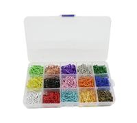 15 Colori 22 * 10 mm 450/750 Pezzi/Set Zucca Lampadina Spillo Metallo marcatori Punto con Scatola di immagazzinaggio for la Lavorazione(450 Pieces/Box)