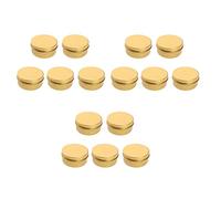 15 contenitori vuoti naturali per balsamo labbra creme, in alluminio, per lozioni fatte a mano, soluzione ideale per i viaggi, ideali per balsami per labbra, creme e cosmetici