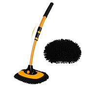 15° Curvata Spazzole Pulizia Auto Telescopica Lavaggio 43” Asta in Lega di