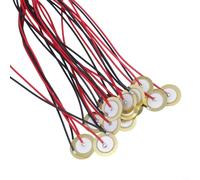 15 dischi piezoelettrici con diametro di 20 mm per strumenti musicali, perfetti per progetti fai da te e rilevamento di vibrazioni sonore
