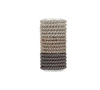 15 elastici per capelli, elastici per capelli di colori misti per donne e ragazze, elastici in cotone morbidi per capelli spessi e ricci, elastici per capelli senza danni. (style 3,15)