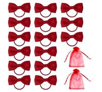 15 elastici per capelli rossi con 2 sacchetti di garza, accessori per capelli rossi, fasce per capelli rosse, accessori per capelli rossi per ragazze