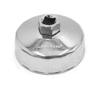 15 Flutes 78mm Inner Dia Stainless Steel Oil Filter Wrench Cap Car Housing Tool