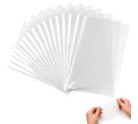 15 fogli di pellicola crepitante da cucire, formato DIN A4, lavabile, con piacevole rumore di crepito, carta da ritocco come accessorio da cucito per giocattoli, libri in tessuto e lavori fai da te