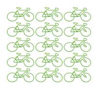 15 Graffette Per Carta Design Bici Colori Assortiti Morsetti Documenti In Metallo Organizzatori Libri Cartoline Diari Artigianato Graffette Carta A Forma Bici