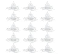 15 guarnizioni a rete a forma di cono per vasi di fiori, soluzione traspirante per la salute delle radici (medio)