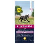 15 kg + 3 kg gratis! 18 kg Eukanuba Overfill - Puppy Large Breed Pollo
