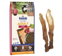 15 kg Bosch Adult agnello e riso cibo per cani + affilacoltelli gratuito 3 li...