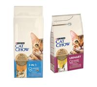 Cat Chow Cibo Secco Feline 3 En 1 Rico En Tacchino 15 Kg
