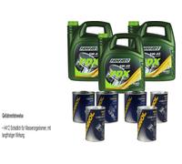 15 L fanfaro olio motore Pdx 5W40 Api Sn / Sm / Cf 6xMANNOL Perdita Fermata