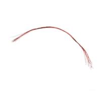 15 LED rossi precablati 0402, cavo da 150 mm | Connessioni pre-saldate, chip da 1,0 x 0,5 mm, tensione diretta 2,8-3,4 V, ideale per progetti elettronici fai da te