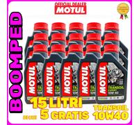 15 LITRI MOTUL TRANSOIL EXPERT SAE 10W40 OLIO TRASMISSIONE SINTETICO 15MO02