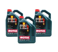 15 LITRI olio motore MOTUL 8100 X-CLEAN+ 5W30 Porsche C30 Cayenne ACEA C3 03MO41